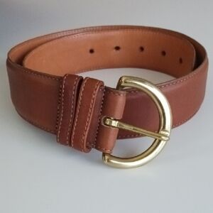 Vintage Coach British Tan Belt